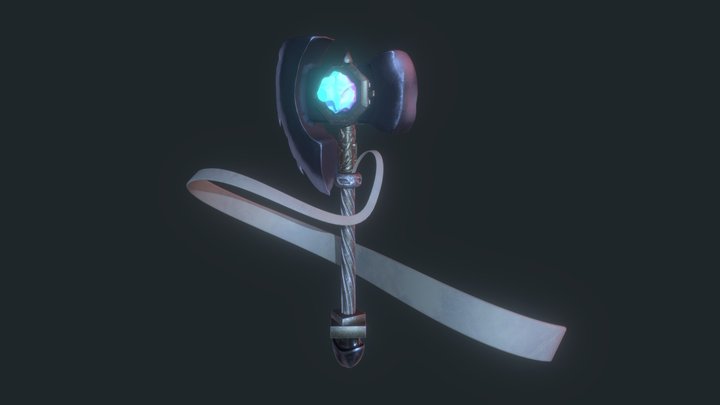 Stylized Axe 3D Model