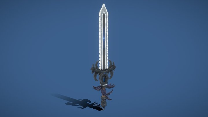 Fantasy Sword 3D Model
