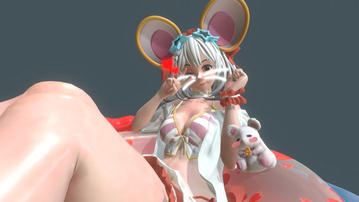 水着ビカラ - Summer Vikala 3D Model