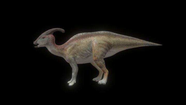 Parasaurolophus Walkeri 3D Model