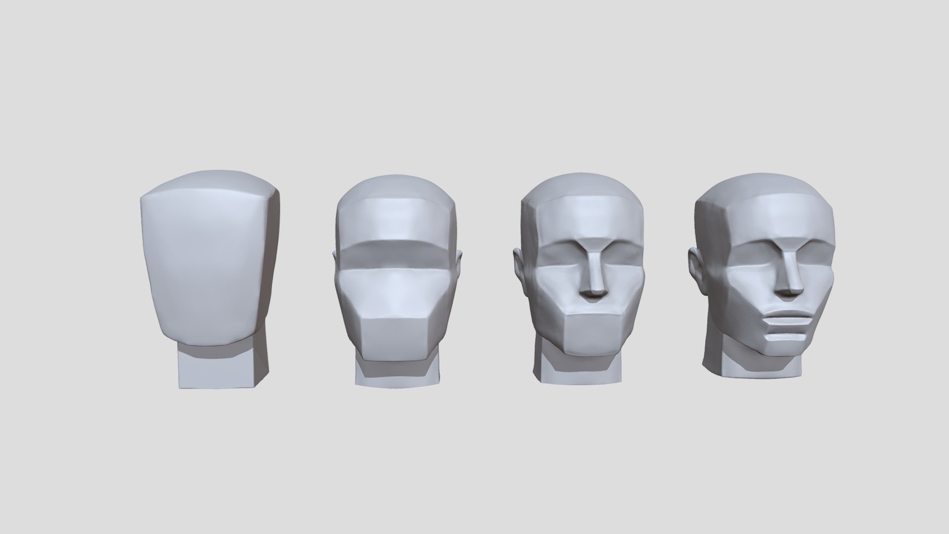 Structure_head_volumes_educational - Download Free 3D model by Dmitry ...