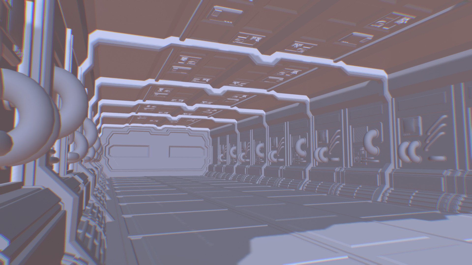 Sci Fi corridor modular modeling - 3D model by Scale315 [e4a7060 ...