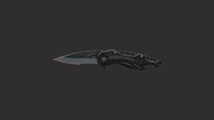 Military Knife 3D Model