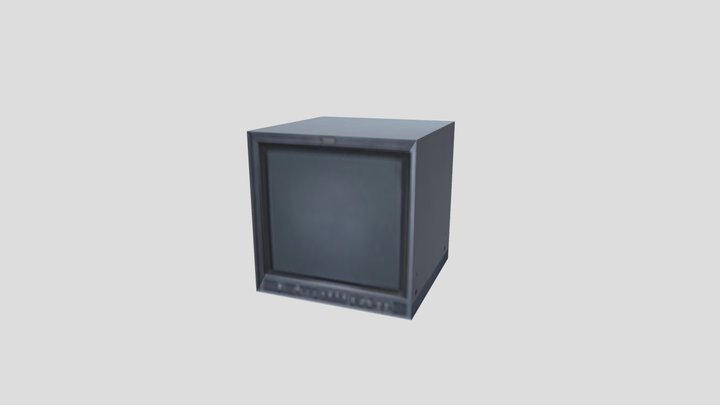 PSX 90'S TV 3D Model