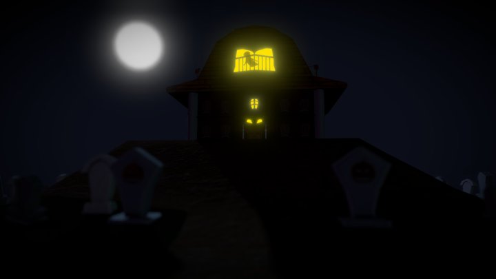 Haunted House 3D Model