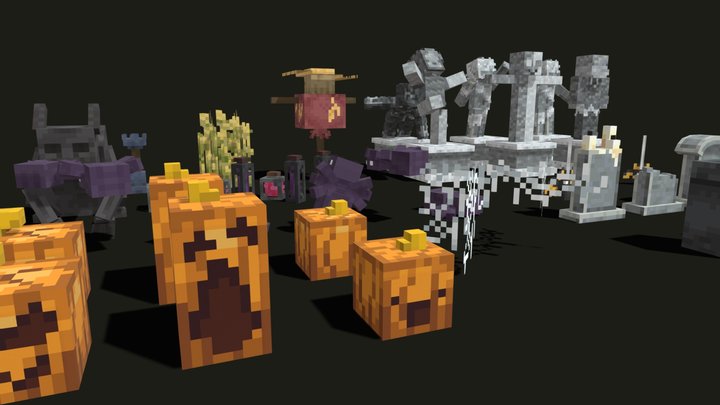 Мод на Хэллоуин 3D Model