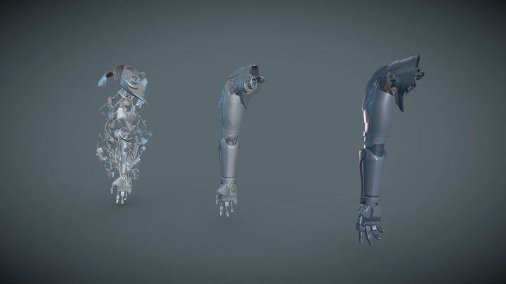 Prosthetic from anime fullmetal alchemist. 2 3D Model