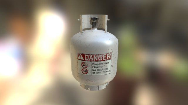 Propane Tank 3D Model