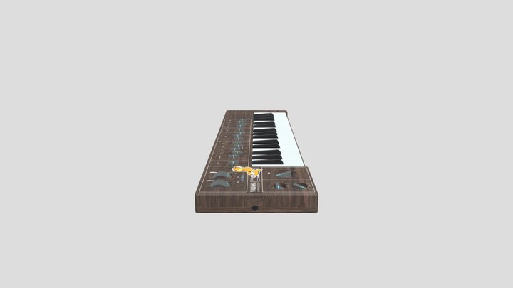 Yamaha CS01 CAD texturing 3D Model