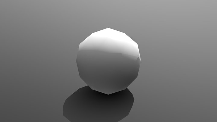 Icosphere 3D Model