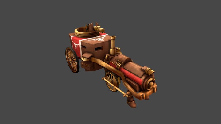Armored Kalesa 3D Model