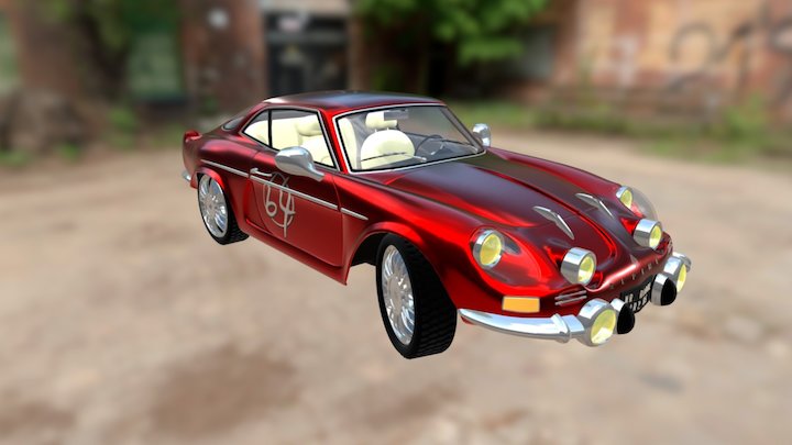 Renault Alpine 3D Model