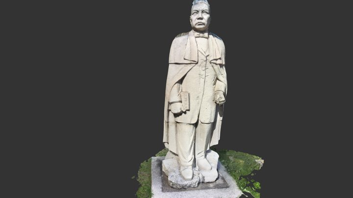 Estatua Benito Juarez UAT , Mexico 3D Model