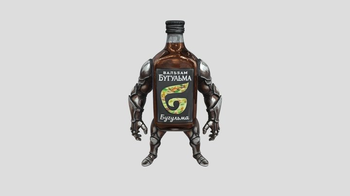 Armored Bugulma Warrior 3D Model