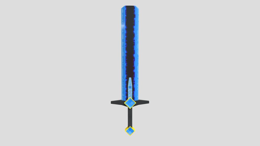 blue fire sword