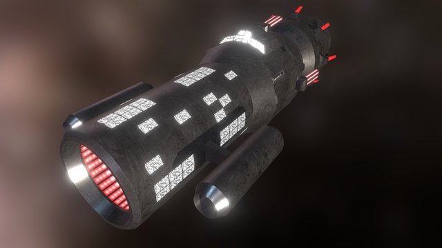 Qaitai'adam Supercarrier 3D Model