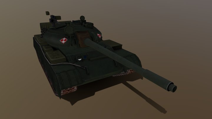 T-55AM Merida (Poland) – Free 3D Model STL