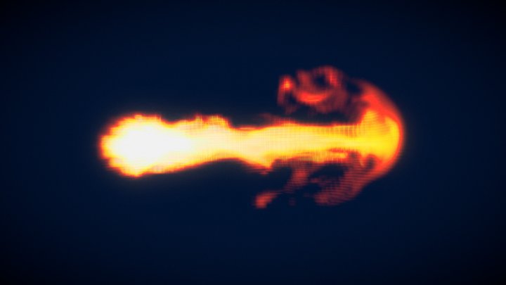 Volumetric Fire Test 3D Model