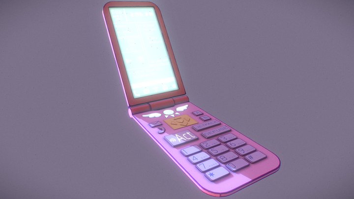 Undertale Phone (Mozilla Hubs Ver) 3D Model