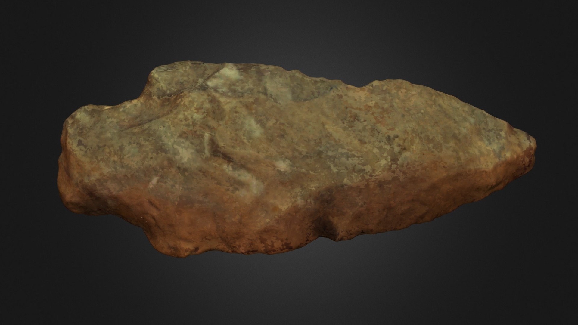 Stemmed Point - 3D model by Lakehead Anthropology ...