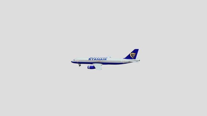 Ryanair Boeing 737 3D Model