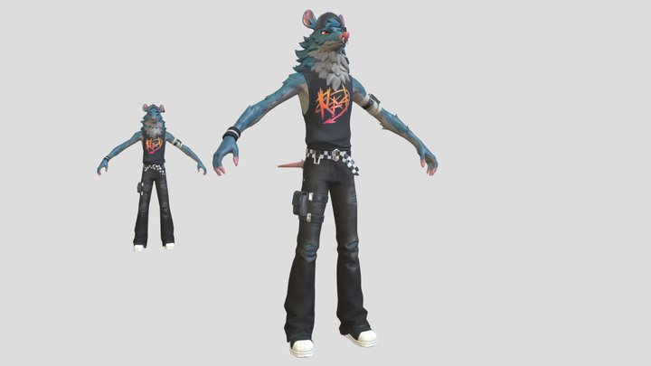 KD Rattical | Fortnite 3D Model