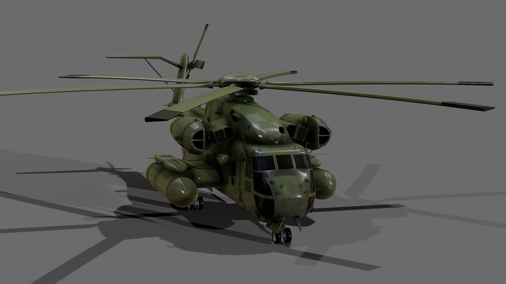 CH53 Chopper - model study 3D Model