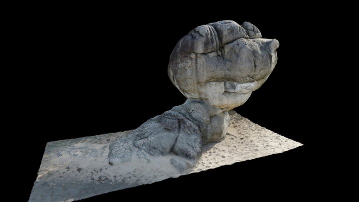 "Le Bilboquet" Boulder 3D Model