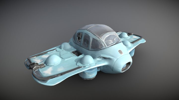 Blue Sky Hopper 3D Model