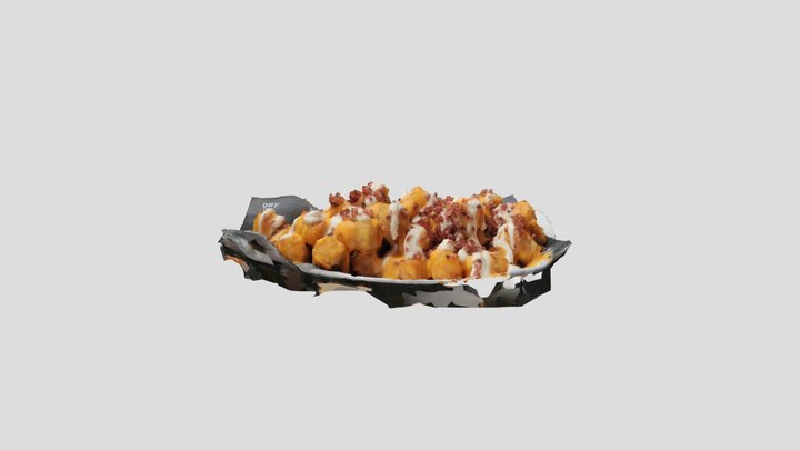 Tots Bacon Cheese DRY B 3D Model