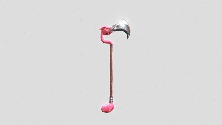 Flamingo Scythe 3D Model