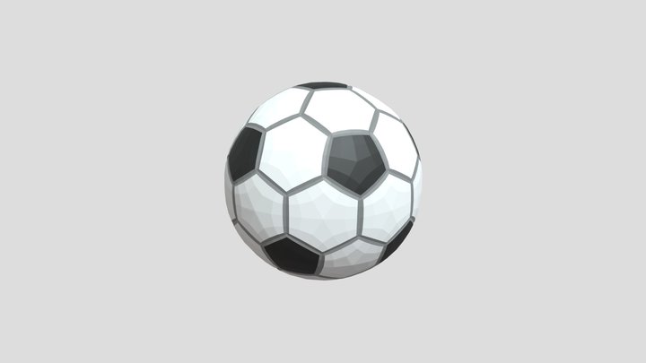 Classic Soccer Ball (low-poly)