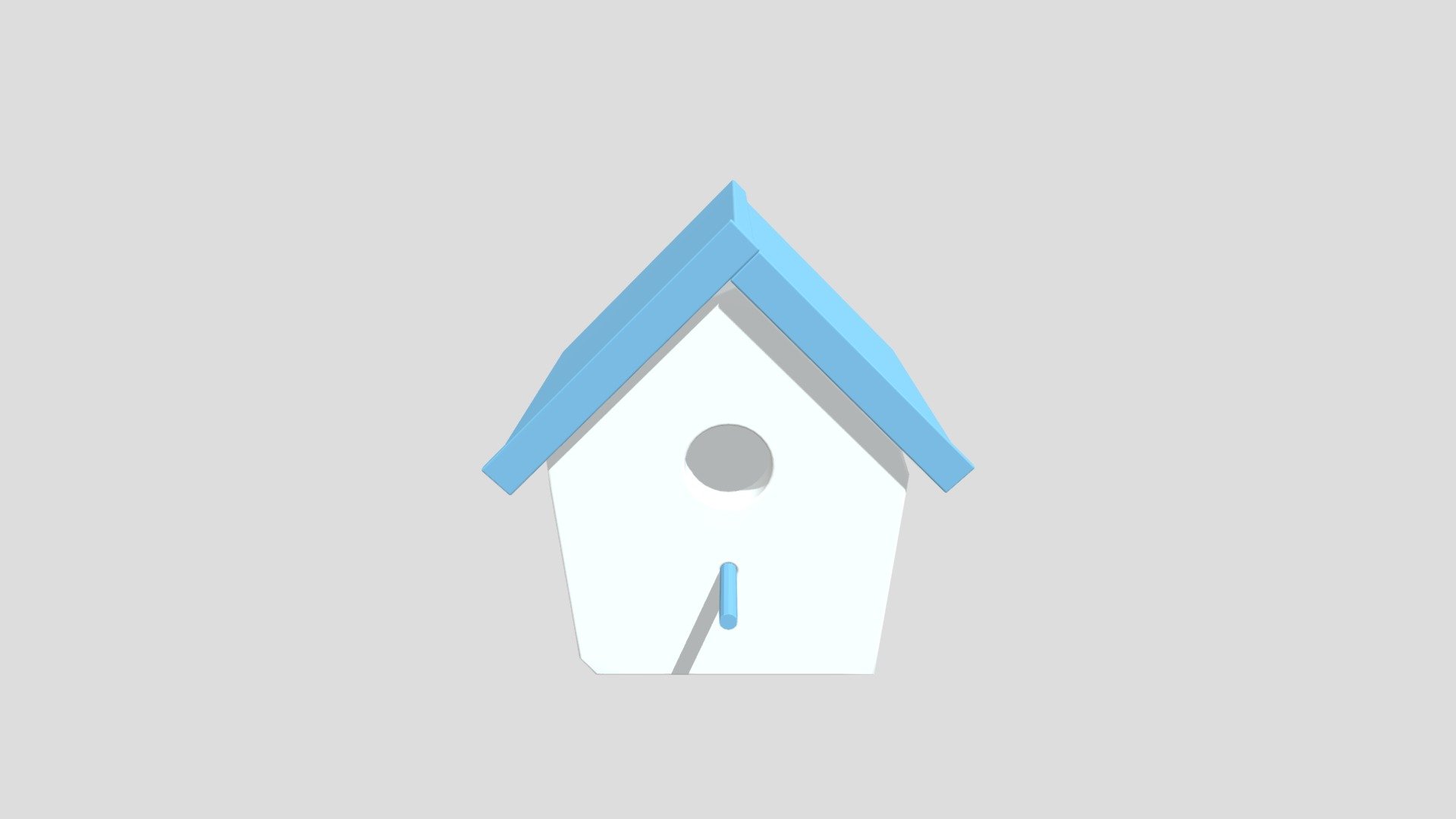 Bird house from Poly by Google — Sketchfab embed 3D viewer