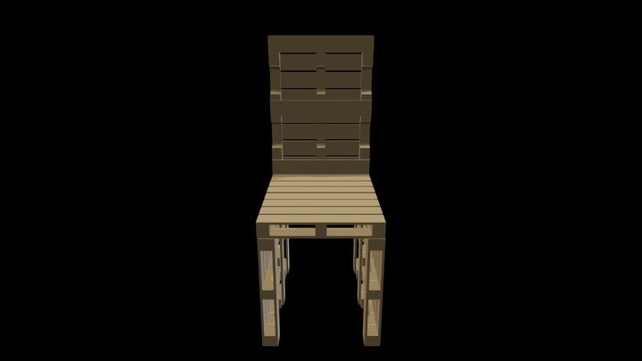 Pallet Fort 4 2 3D Model