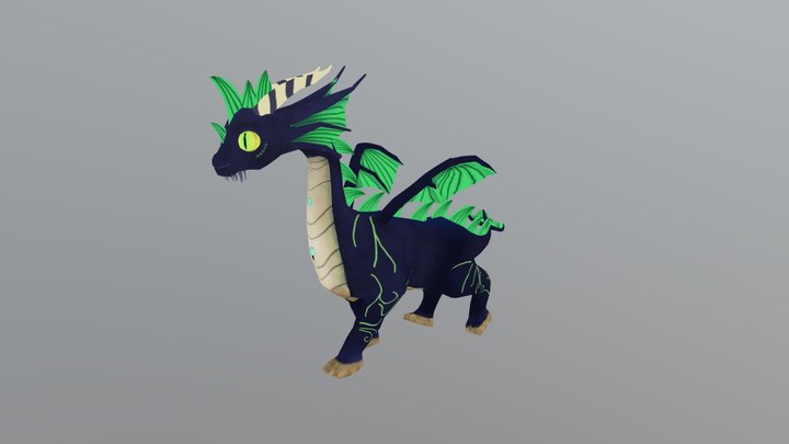 Dragon Whelps 3D Model