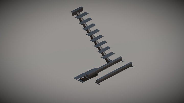 Mono String Stairs 3D Model