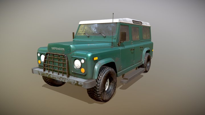 Land Rover Defender 110 3D Model