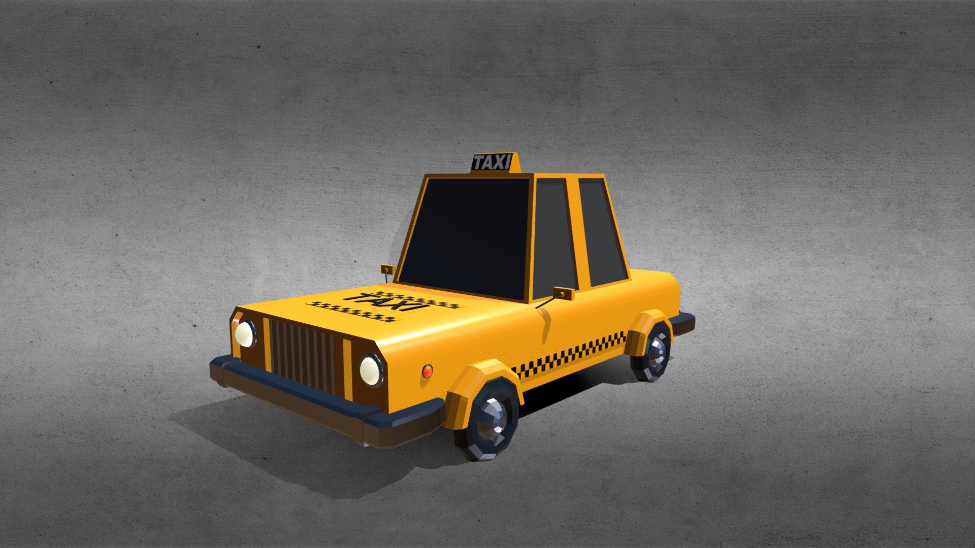Low poly car