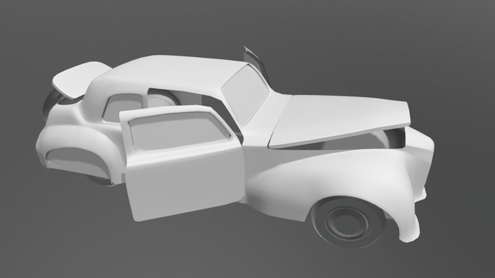 Vintage Car 3D Model