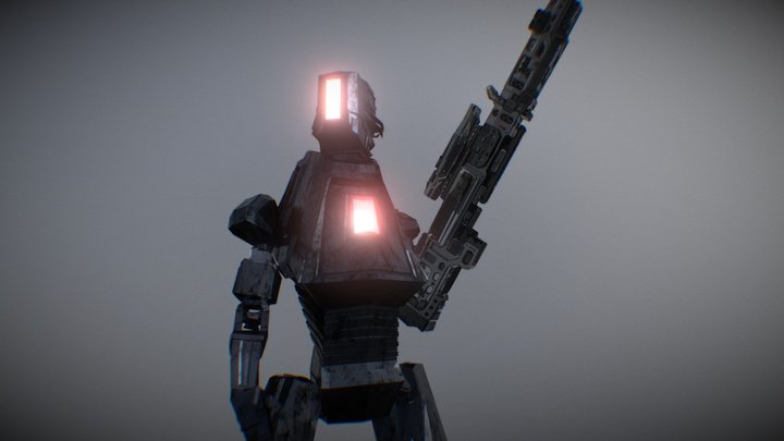 - Humanoid Robot - [Inspired by Titanfall] 3D Model