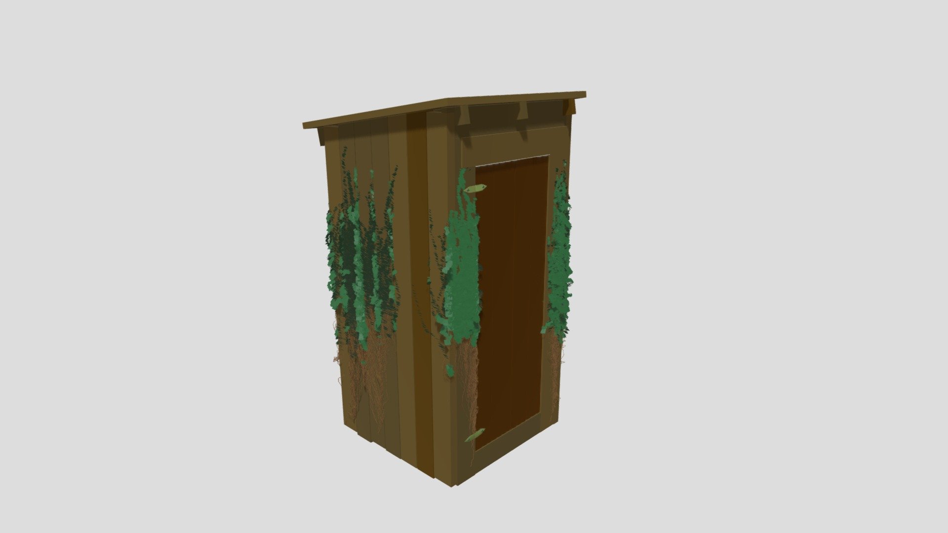 An Ivy Covered Out House