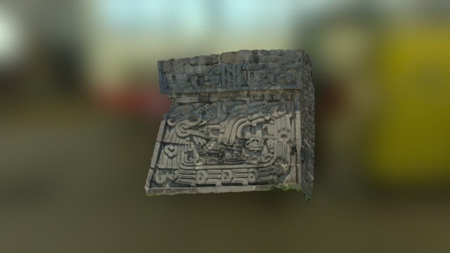 Templo De La Serpiente Emplumada 3D Model