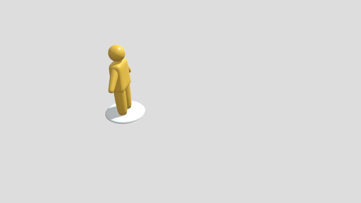 location_pin_low_poly 3D Model