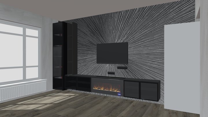 Гостинная 3D Model