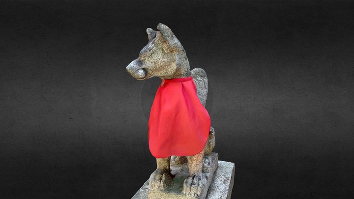 The fox statues scans with iPhone12 Pro (Trnio)