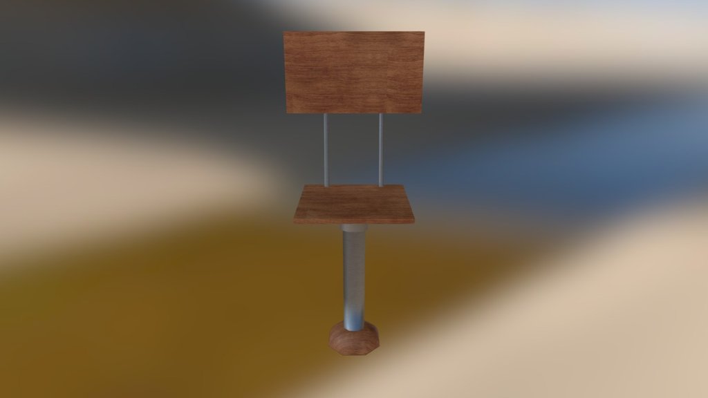 Chaise — Sketchfab embed 3D viewer
