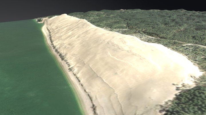 Dune of Pilat / Dune du Pilat: Eu's largest dune 3D Model