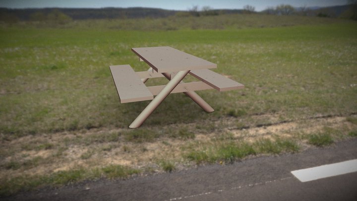 CAMP TABLE 3D Model