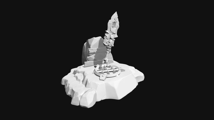 Digital Sculpting Diorama - DAE 2022 3D Model
