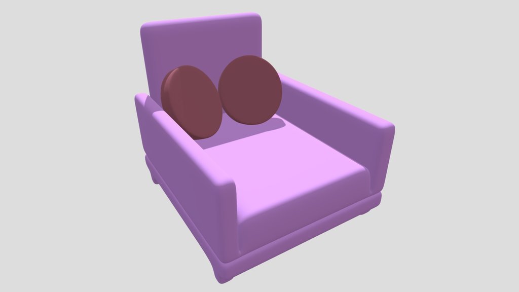 Sofa / Диван (High poly)